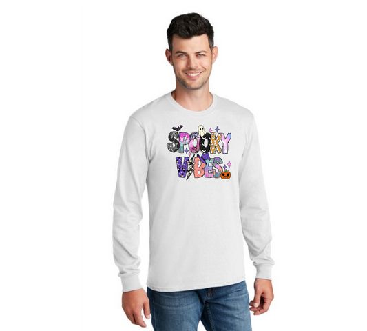 HALLOWEEN PC55LS Port & Company® Long Sleeve Core Cotton Tee HW-68