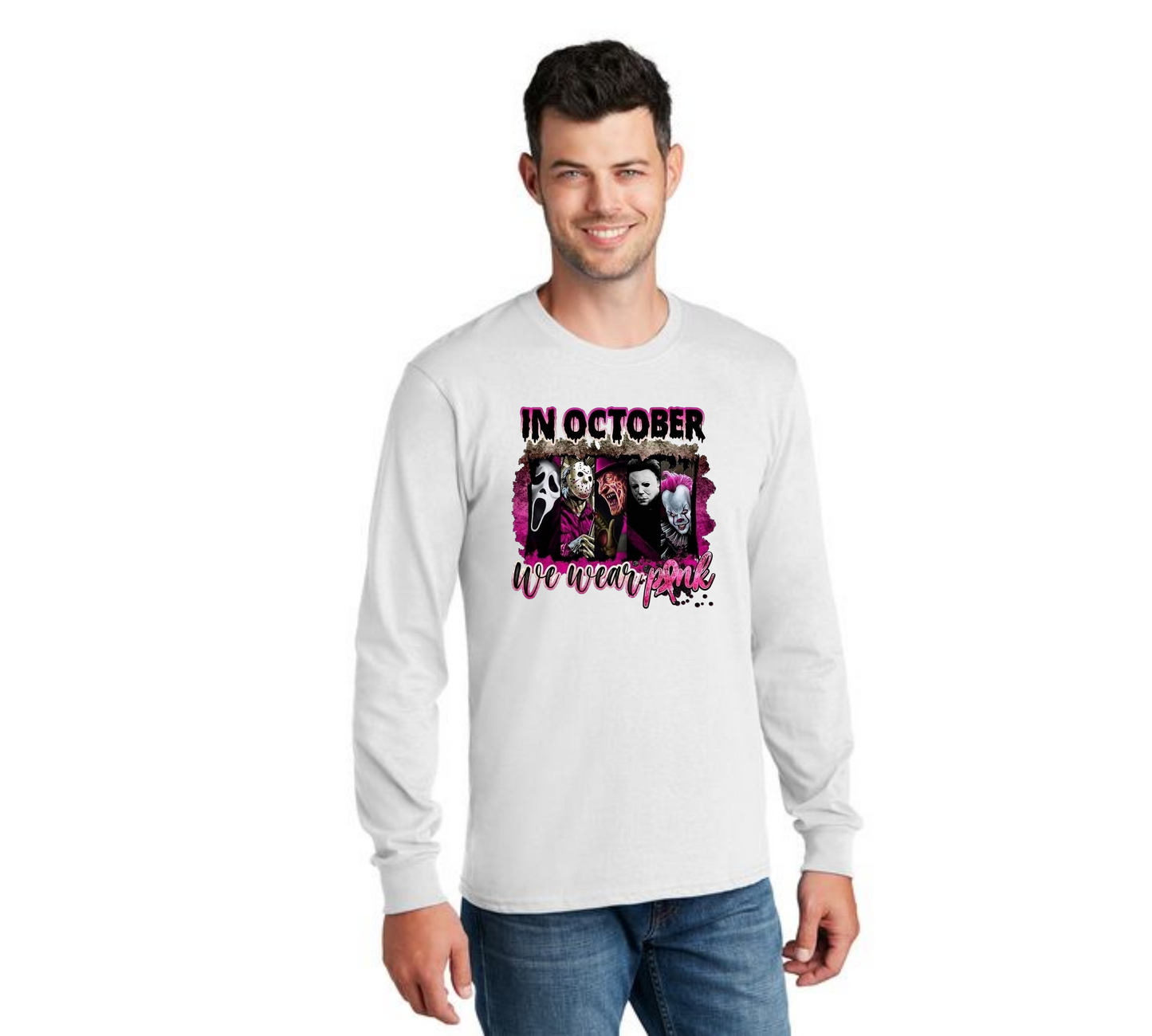 HALLOWEEN PC55LS Port & Company® Long Sleeve Core Cotton Tee HW-70