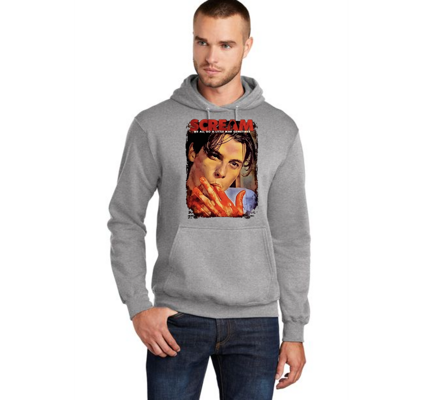 HALLOWEEN PC78H Port & Company® Core Fleece Pullover Hooded Sweatshirt HW-41