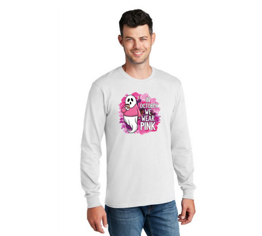 HALLOWEEN PC55LS Port & Company® Long Sleeve Core Cotton Tee HW-72