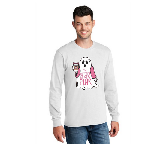 HALLOWEEN PC55LS Port & Company® Long Sleeve Core Cotton Tee HW-74