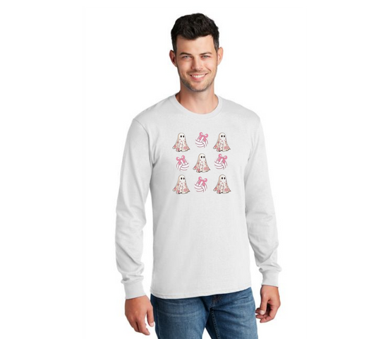 HALLOWEEN PC55LS Port & Company® Long Sleeve Core Cotton Tee HW-75