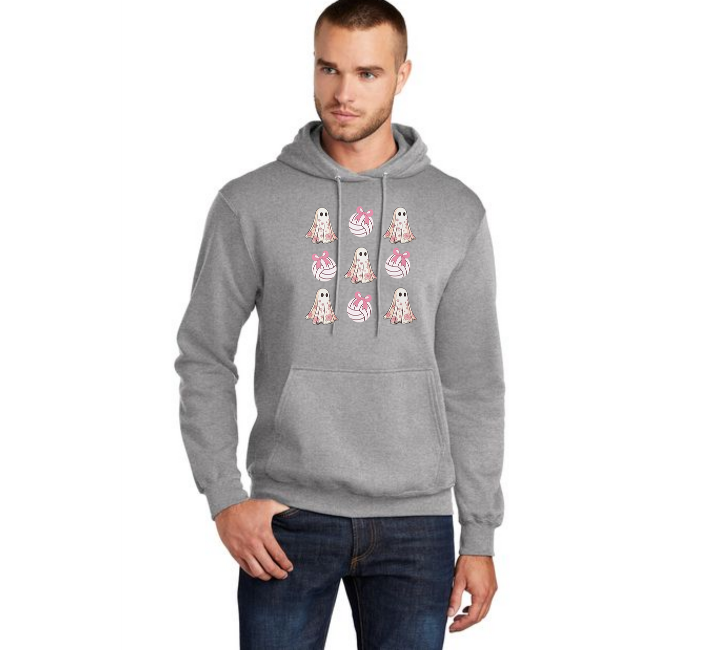 HALLOWEEN PC78H Port & Company® Core Fleece Pullover Hooded Sweatshirt HW-75