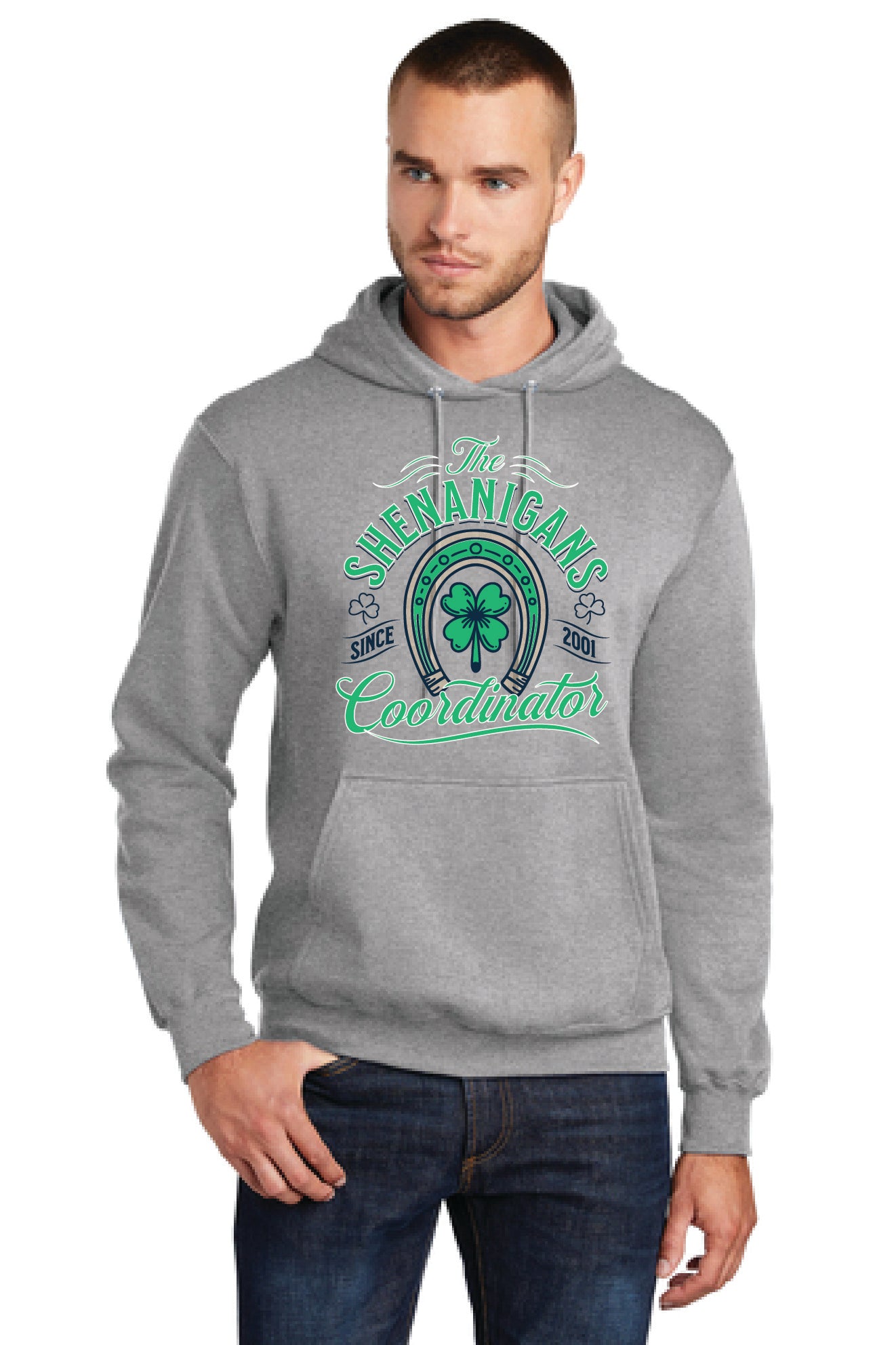 SHENANIGANS COORDINATOR PC78H Port & Company® Core Fleece Pullover Hooded Sweatshirt 10