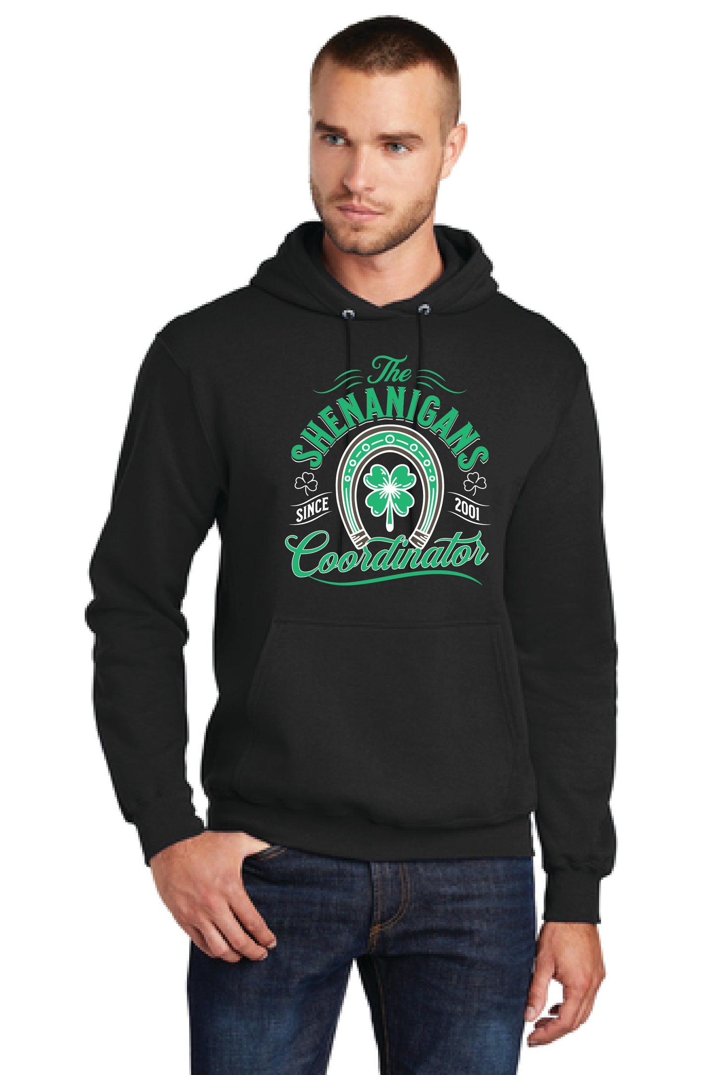 SHENANIGANS COORDINATOR PC78H Port & Company® Core Fleece Pullover Hooded Sweatshirt 10