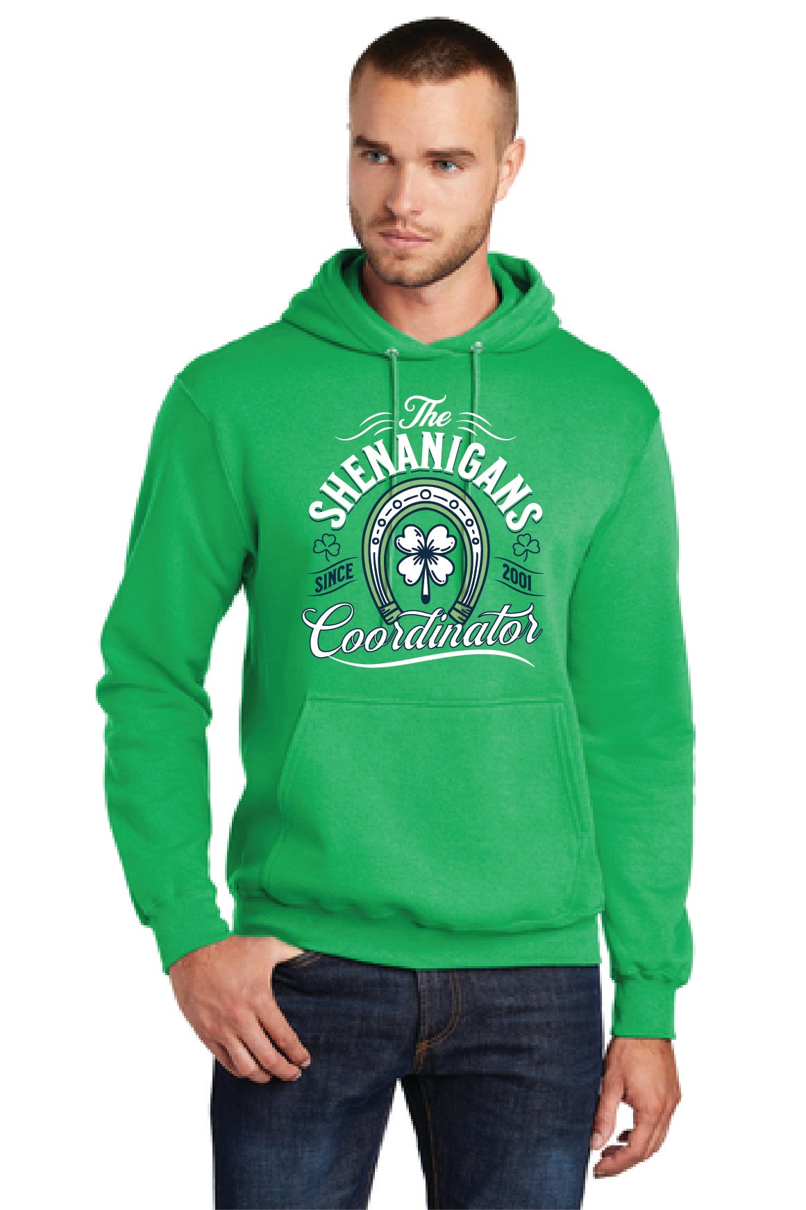 SHENANIGANS COORDINATOR PC78H Port & Company® Core Fleece Pullover Hooded Sweatshirt 10