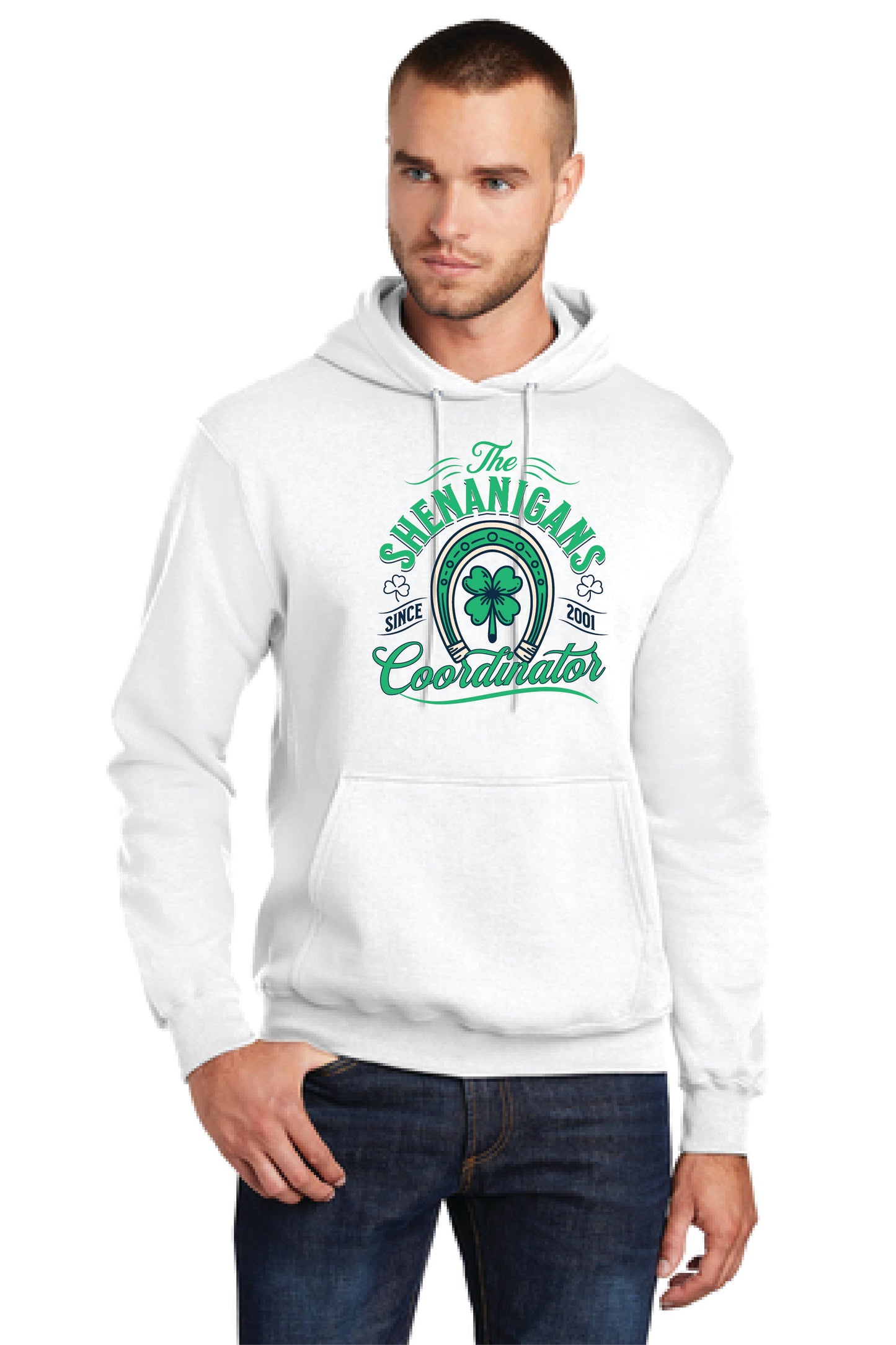 SHENANIGANS COORDINATOR PC78H Port & Company® Core Fleece Pullover Hooded Sweatshirt 10