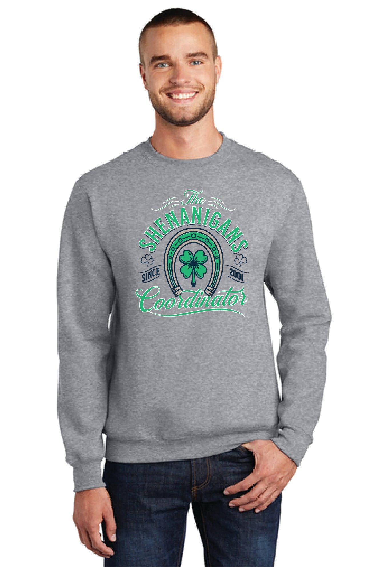 SHENANIGANS COORDINATOR PC78 Port & Company® Core Fleece Crewneck Sweatshirt 10