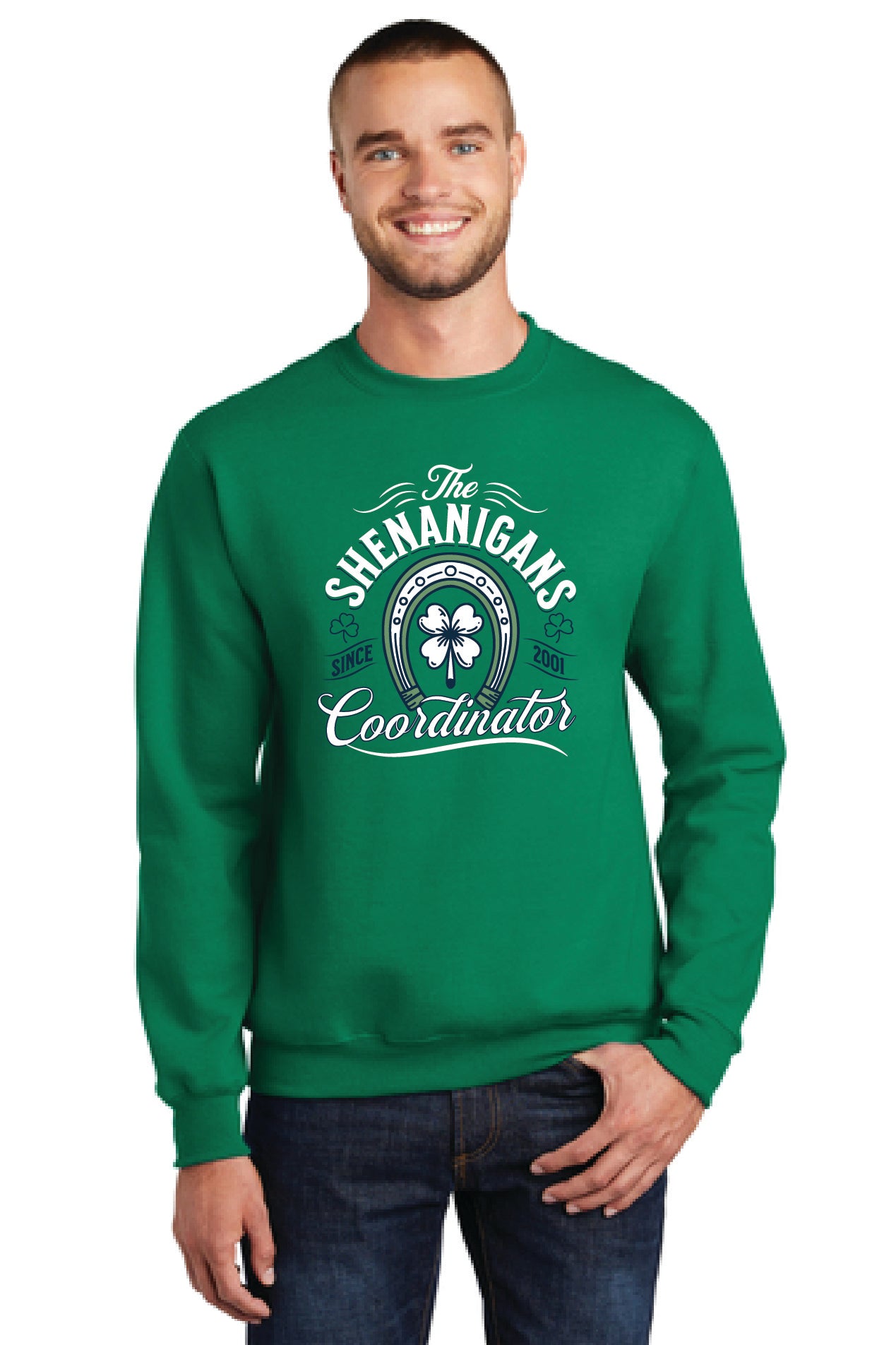 SHENANIGANS COORDINATOR PC78 Port & Company® Core Fleece Crewneck Sweatshirt 10