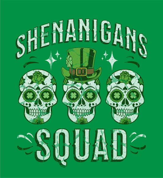 SHENANIGANS SQUAD PC54LS Port & Company® Long Sleeve Core Cotton Tee 11