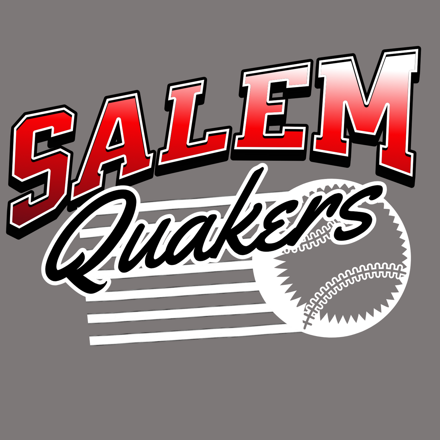 SALEM QUAKERS BASEBALL 64000 Gildan Softstyle® T-Shirt 17