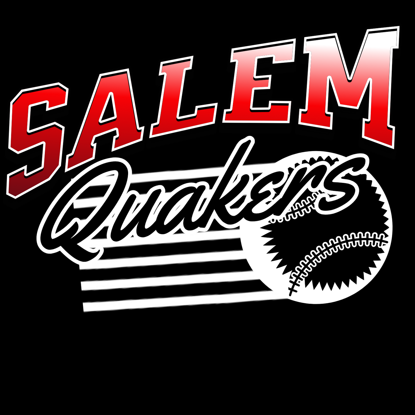 SALEM QUAKERS BASEBALL 64000 Gildan Softstyle® T-Shirt 17