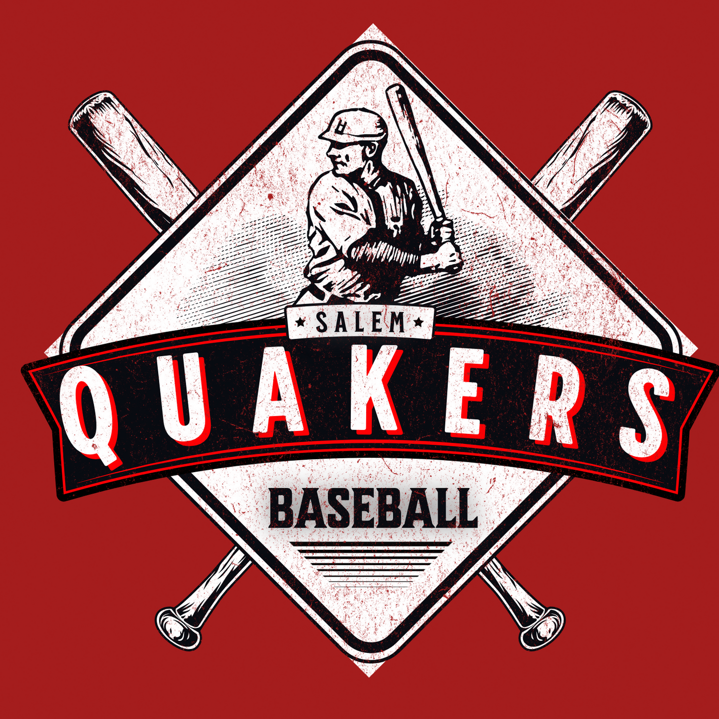 SALEM QUAKERS BASEBALL 64000 Gildan Softstyle® T-Shirt 22