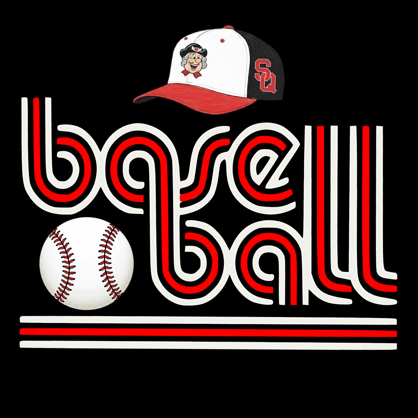 SALEM QUAKERS BASEBALL 64000 Gildan Softstyle® T-Shirt 24