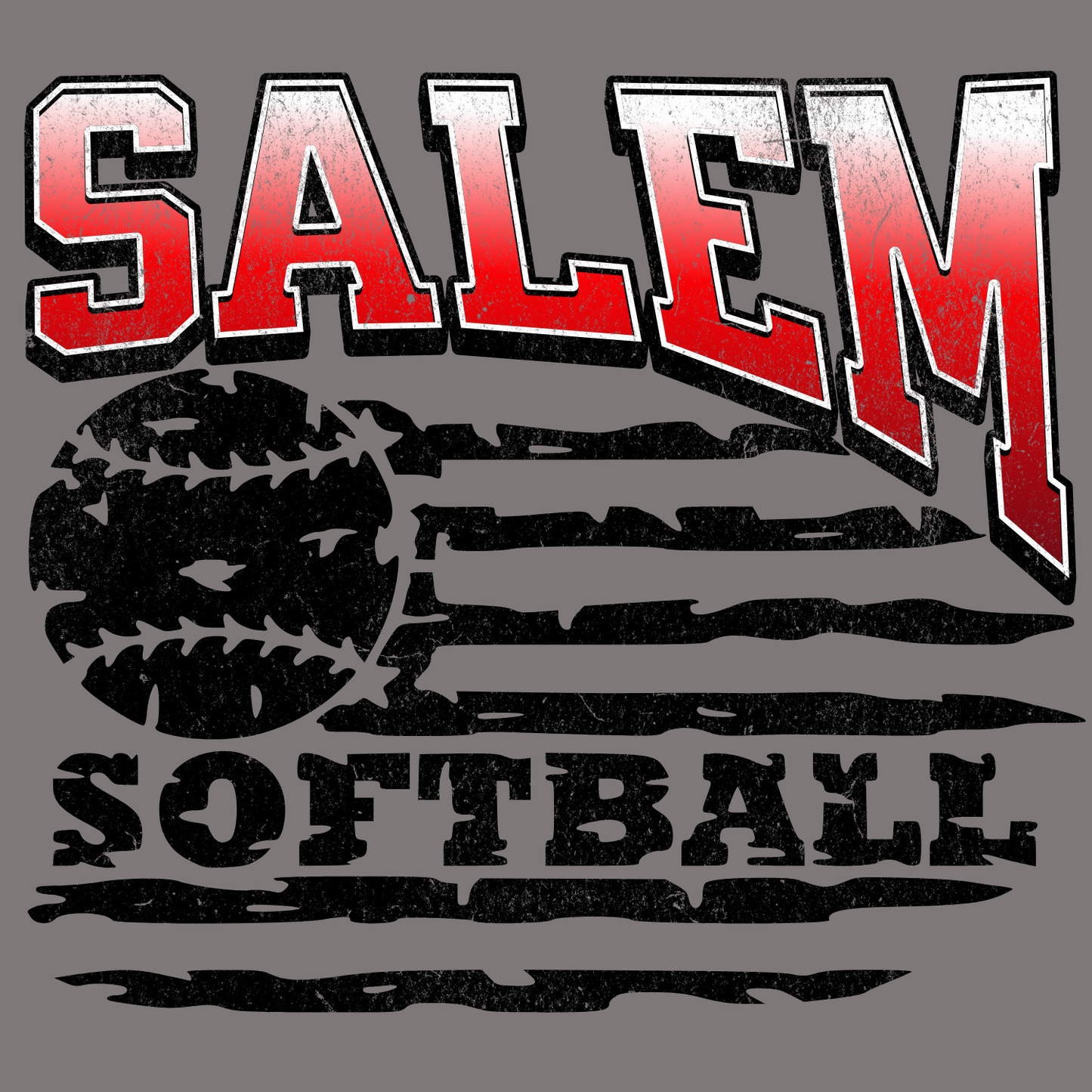 SALEM QUAKERS SOFTBALL Port & Company® Core Fleece Crewneck Sweatshirt 20