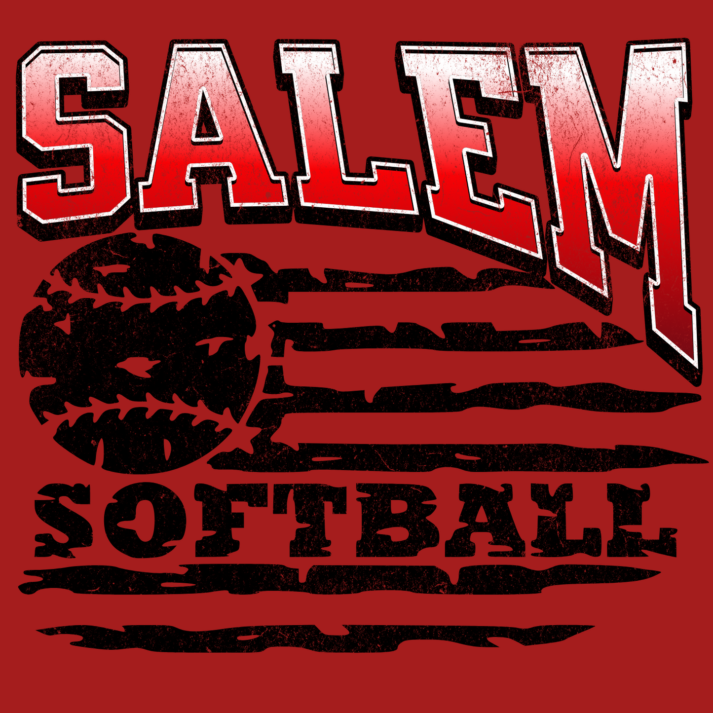 SALEM QUAKERS SOFTBALL PC54LS Port & Company® Long Sleeve Core Cotton Tee 20