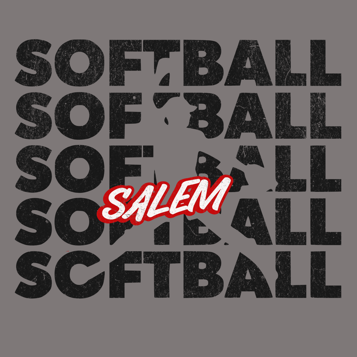 SALEM QUAKERS SOFTBALL PC54LS Port & Company® Long Sleeve Core Cotton Tee 19