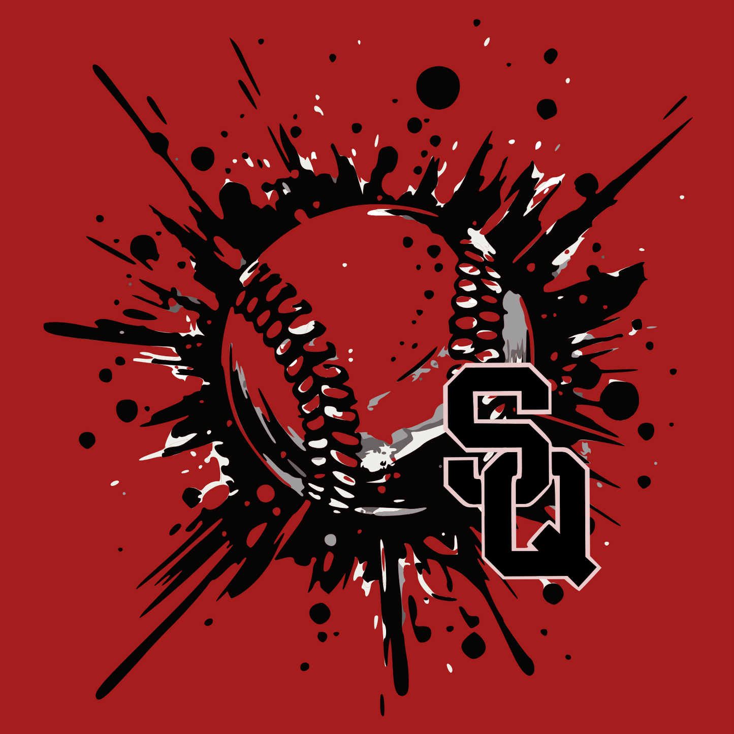 SALEM QUAKERS SOFTBALL PC54LS Port & Company® Long Sleeve Core Cotton Tee 14