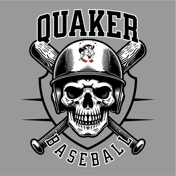 Quaker Merch QUAKERS BASEBALL SKULL 64000 Gildan Softstyle® T-Shirt 1 – Promos Shirt ...