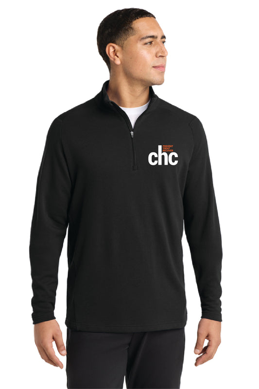 ST273 Sport-Tek® Lightweight French Terry 1/4-Zip Pullover EMB CHC-25