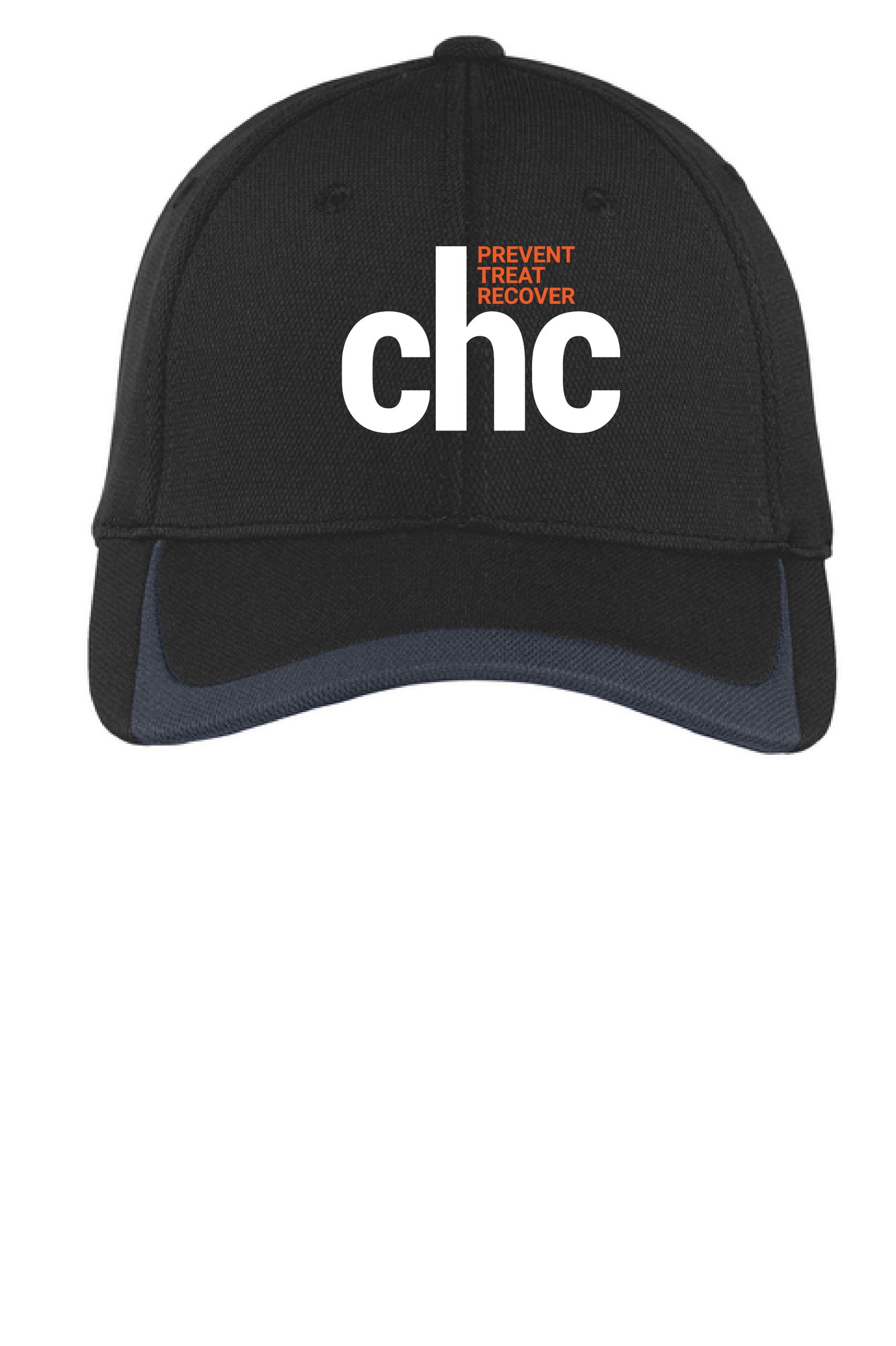 STC24  Sport-Tek® Pique Colorblock Cap EMB CHC-39