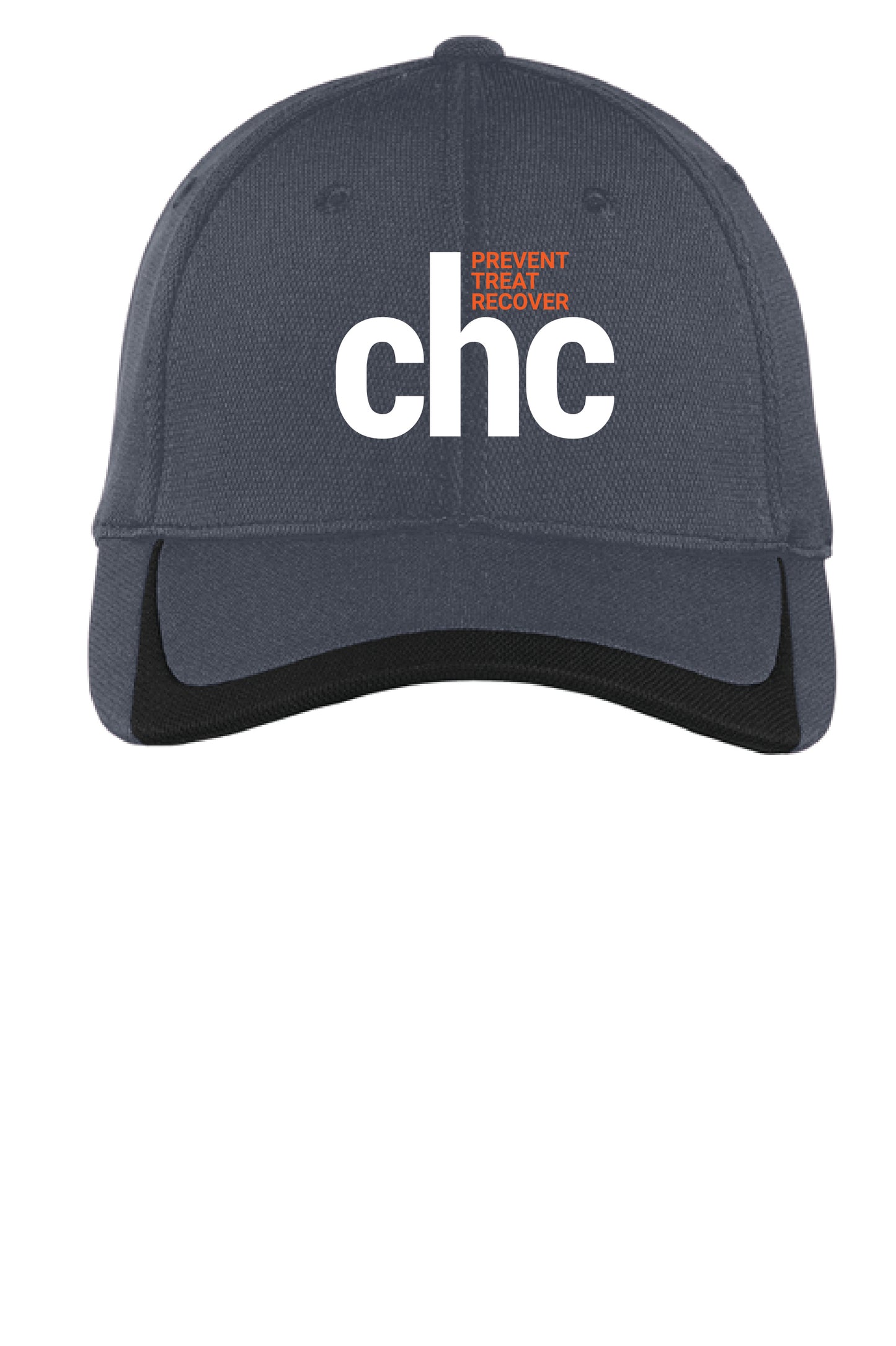 STC24  Sport-Tek® Pique Colorblock Cap EMB CHC-39
