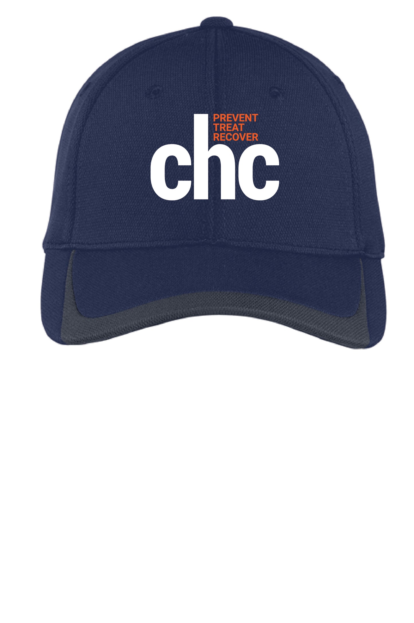 STC24  Sport-Tek® Pique Colorblock Cap EMB CHC-39