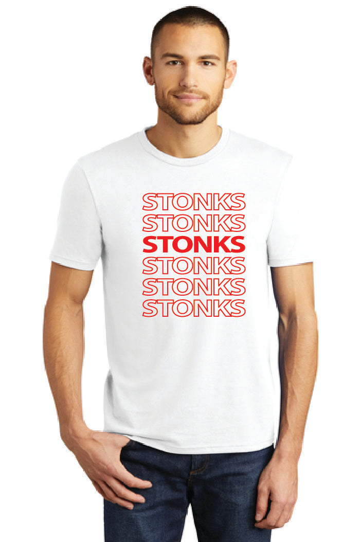 STONKS STONKS STONKS STONKS DM130 District ® Perfect Tri ® Tee 7