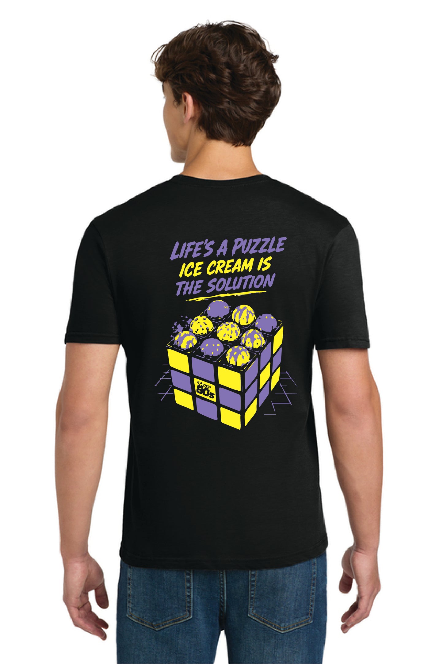 PUZZLE TOTALLY 80'S ICE CREAM SHOPPE 64000 SOFT STYLE TEE 7