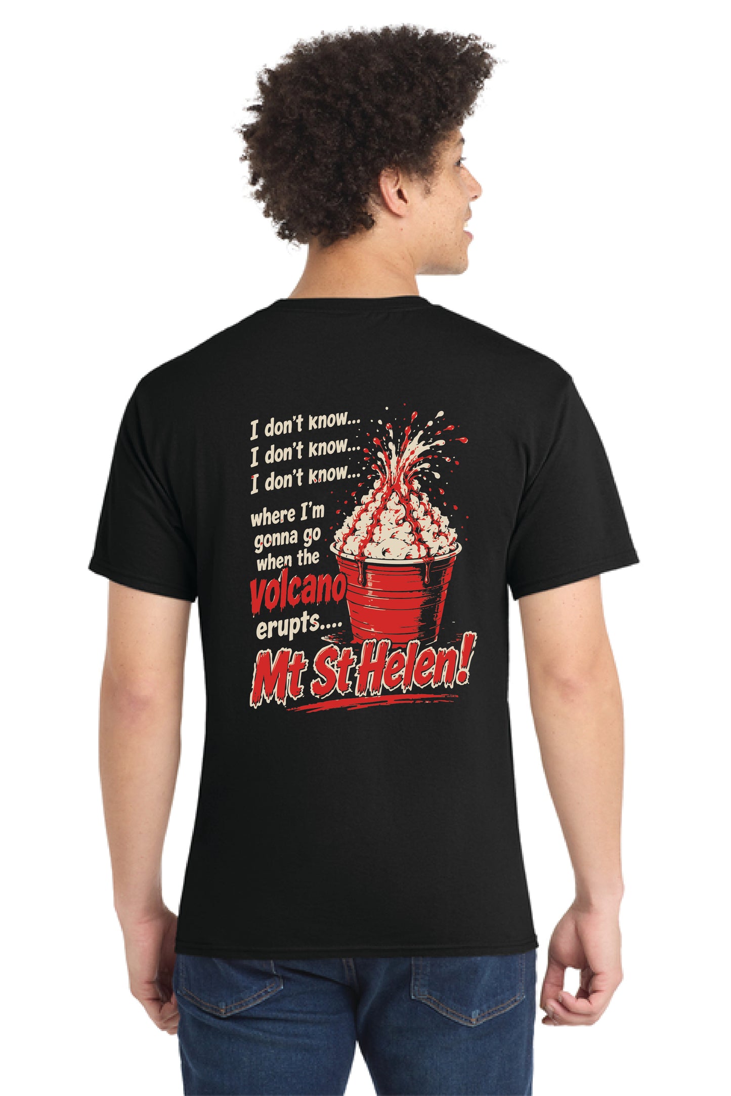 MT ST. HELENS TOTALLY 80'S ICE CREAM SHOPPE 64000 SOFT STYLE TEE 8