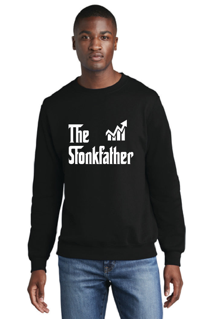 THE STONK FATHER  PC78 Port & Company® Core Fleece Crewneck Sweatshirt 8