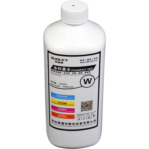 Audley Premium DTF INK - High-Quality Pigment Ink, 50% Usage Efficiency, Vivid Colors, and Clog-Free Technology