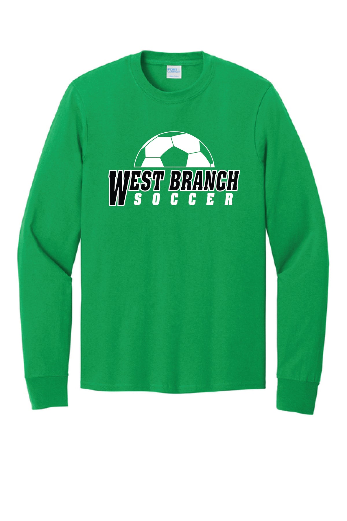 WB SOCCER PC54LS Port & Co® Long Sleeve Core Cotton Tee 1