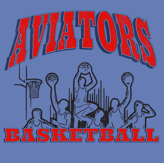 ALLIANCE AVIATORS Basketball PC55 Port & Company® Core Blend Tee 2