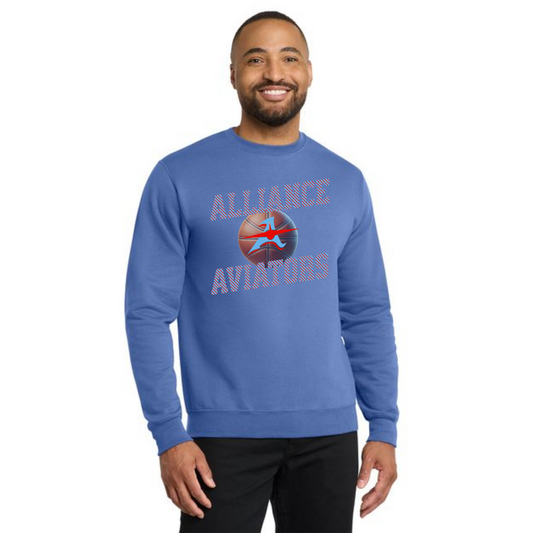 ALLIANCE AVIATORS Basketball PC78 Port & Company® Core Fleece Crewneck Sweatshirt 4