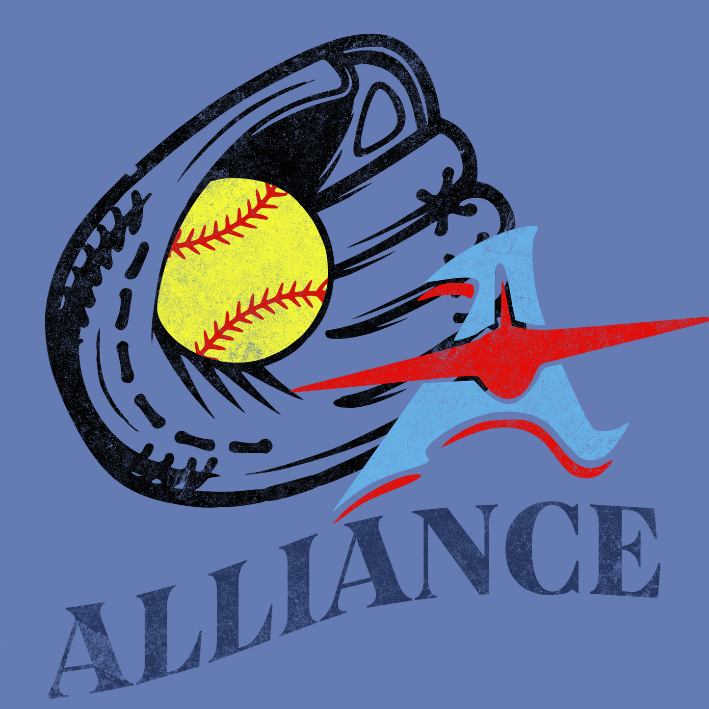 ALLIANCE SOFTBALL PC78 Port & Company® Core Fleece Crewneck Sweatshirt 22