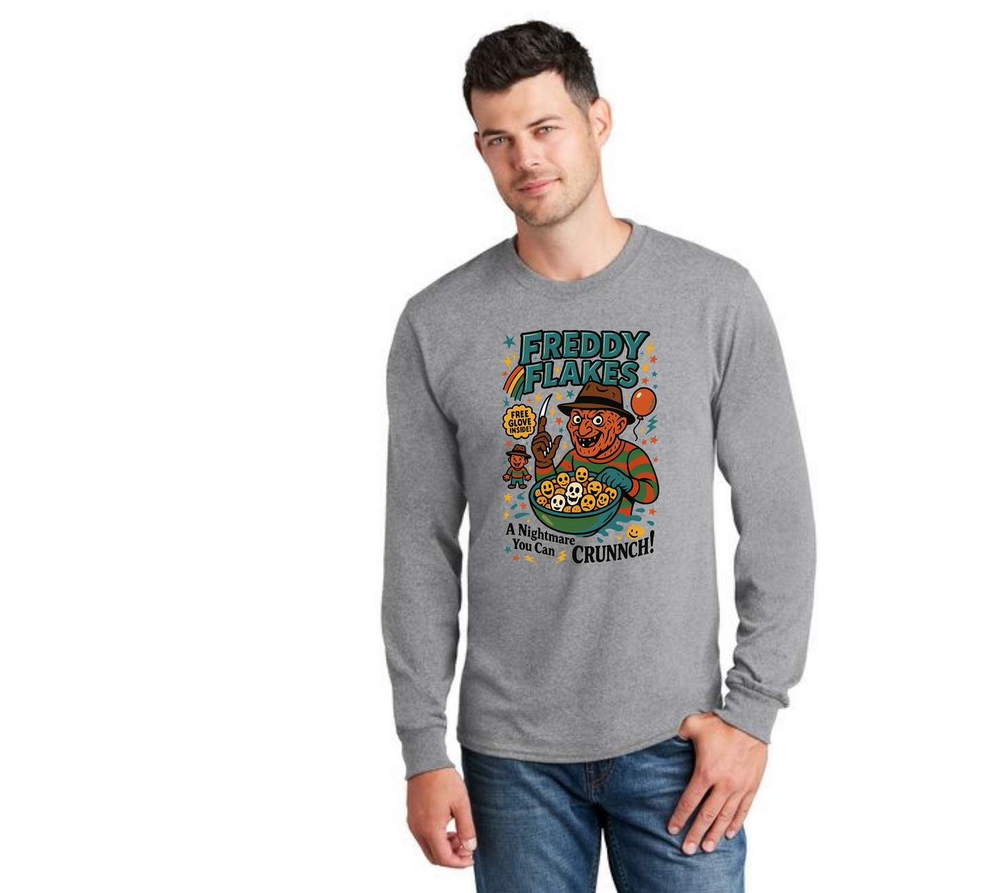 HALLOWEEN WINI WANDS PC55LS Port & Company® Long Sleeve Core Cotton Tee HW-2