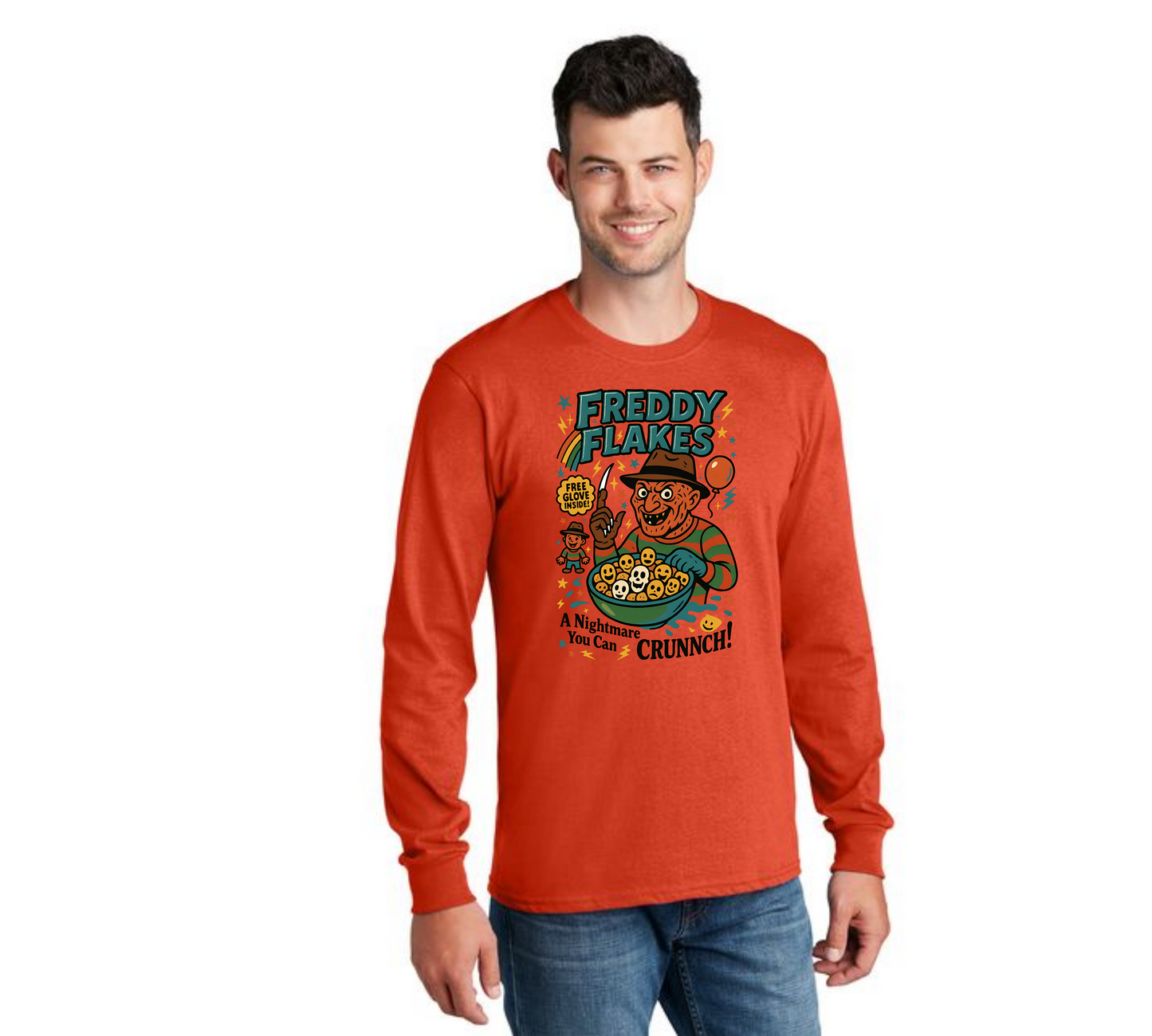 HALLOWEEN WINI WANDS PC55LS Port & Company® Long Sleeve Core Cotton Tee HW-2