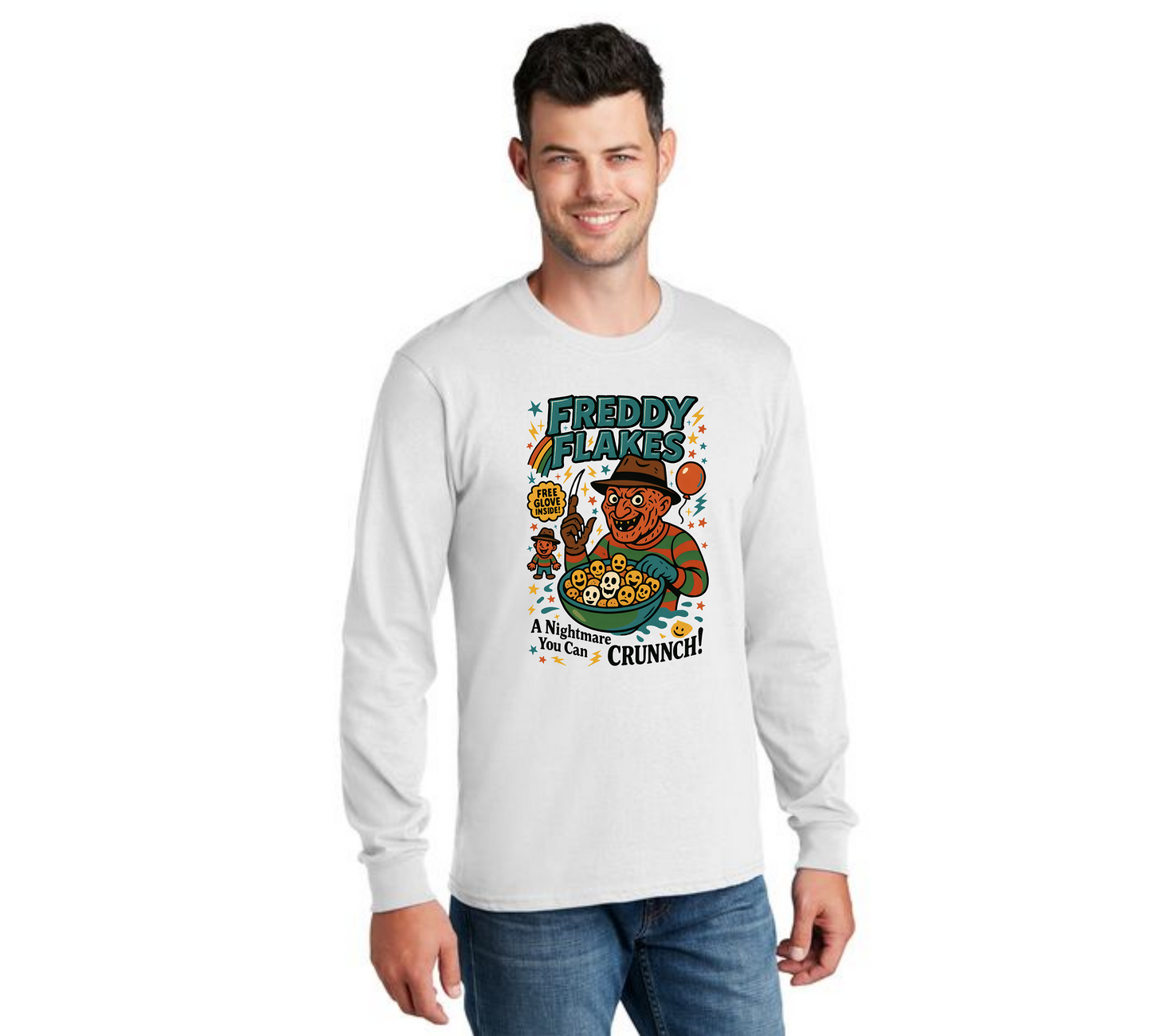 HALLOWEEN WINI WANDS PC55LS Port & Company® Long Sleeve Core Cotton Tee HW-2