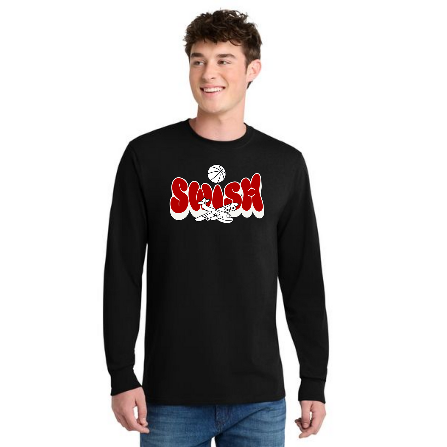 Columbiana Clippers Basketball PC55LS Port & Company® Long Sleeve Core Blend Tee 5