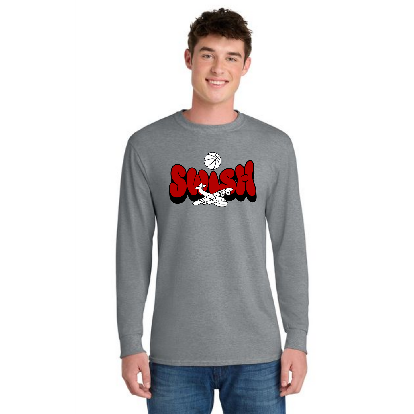 Columbiana Clippers Basketball PC55LS Port & Company® Long Sleeve Core Blend Tee 5