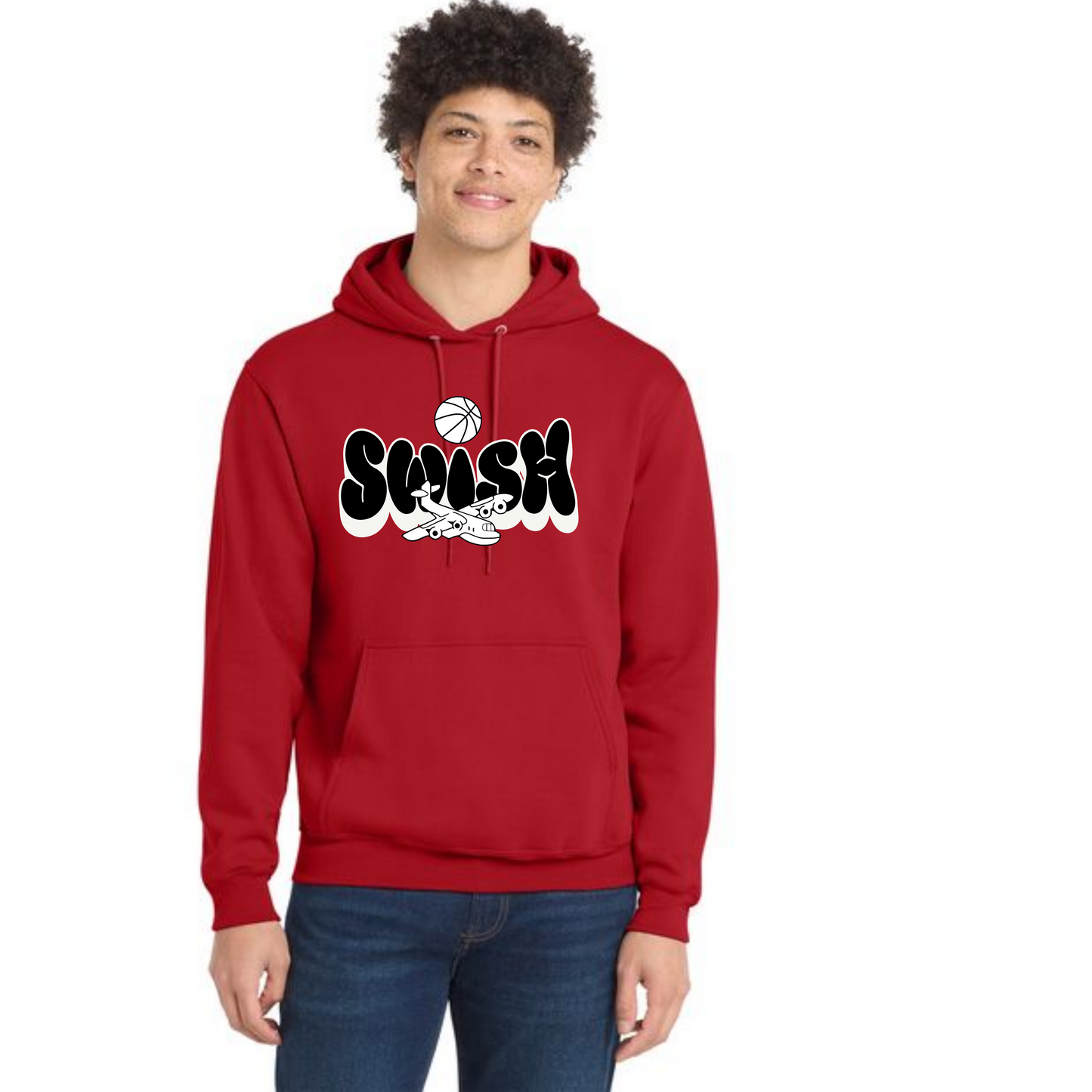 Columbiana Clippers Basketball PC78H Port & Company® Core Fleece Pullover Hooded Sweatshirt 5