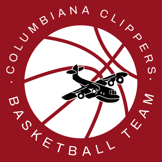 Columbiana Clippers Basketball PC55 Port & Company® Core Blend Tee 6