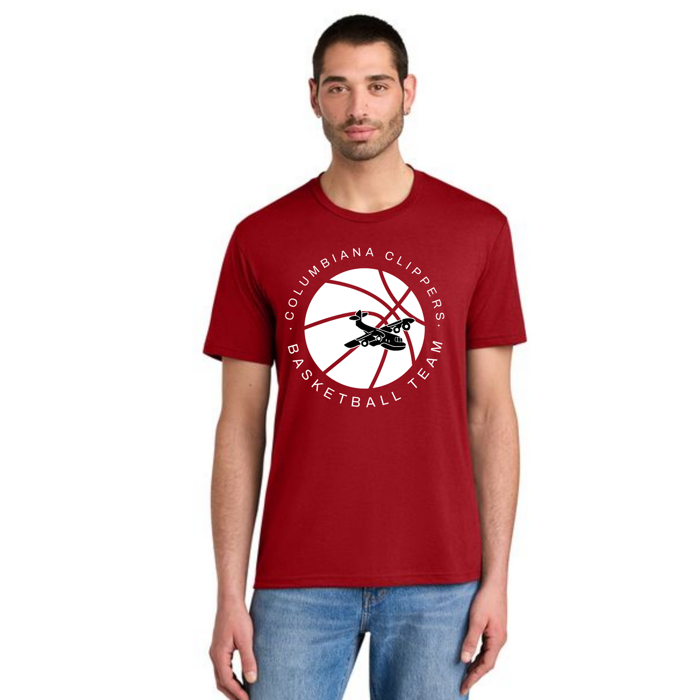 Columbiana Clippers Basketball PC55 Port & Company® Core Blend Tee 6