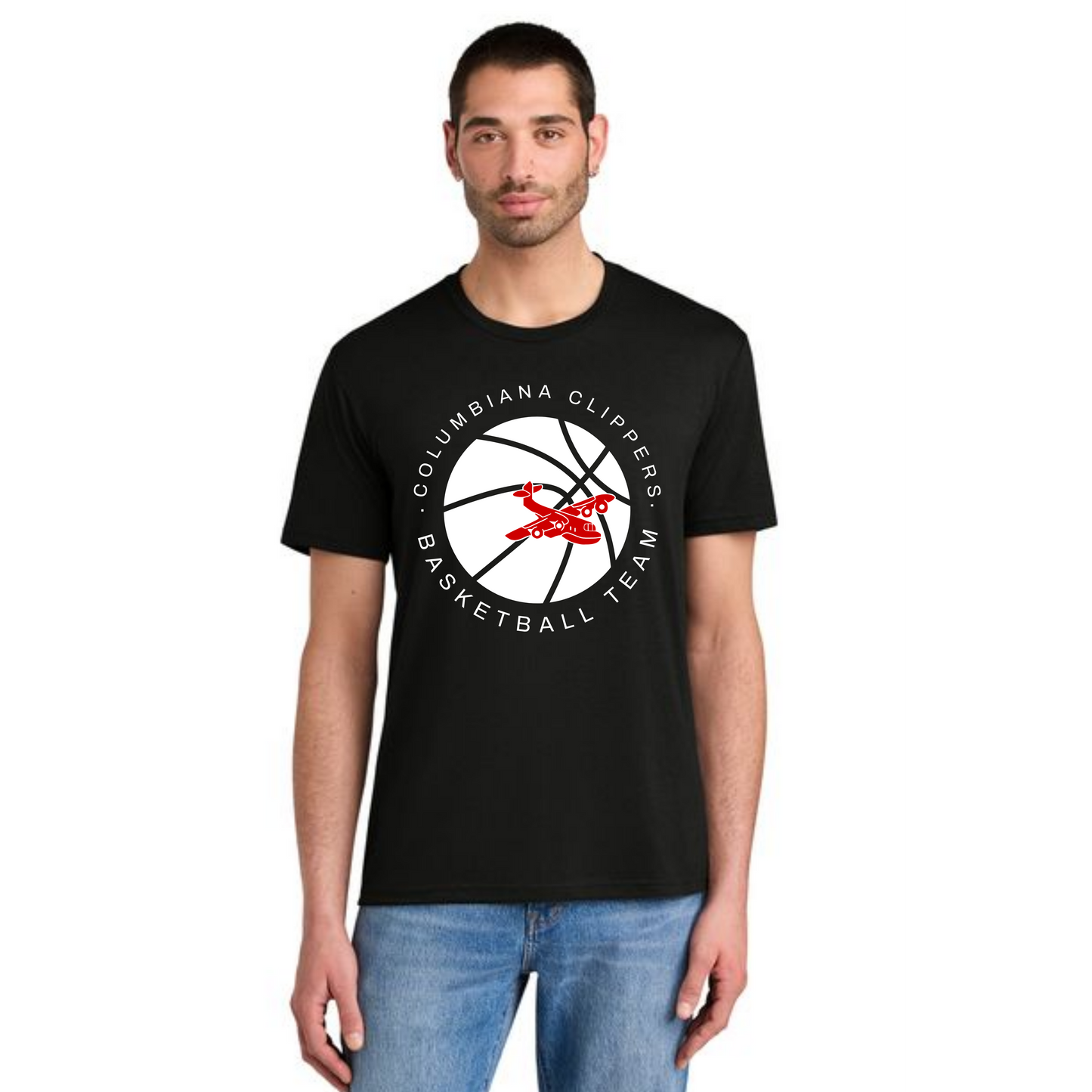 Columbiana Clippers Basketball PC55 Port & Company® Core Blend Tee 6