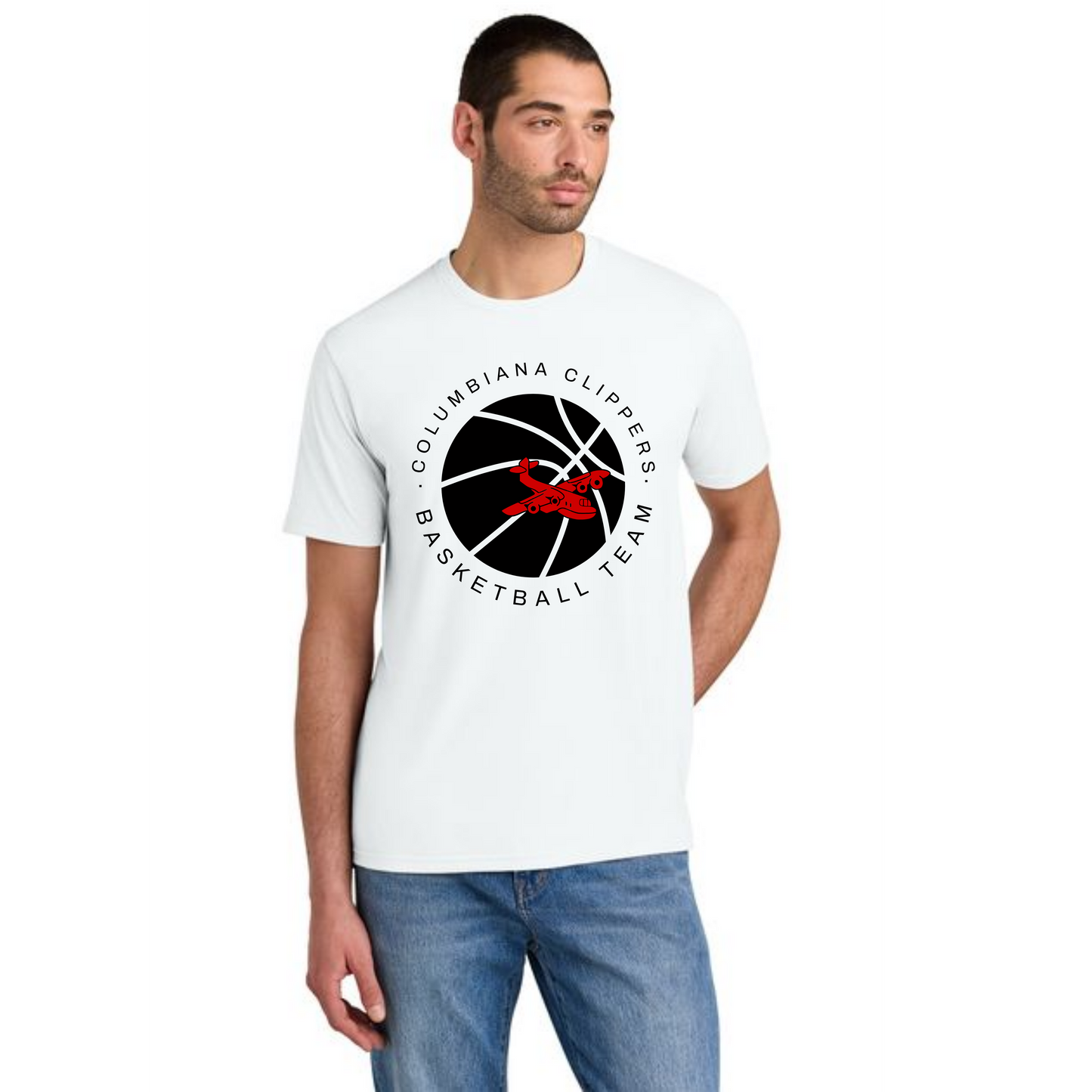 Columbiana Clippers Basketball PC55 Port & Company® Core Blend Tee 6