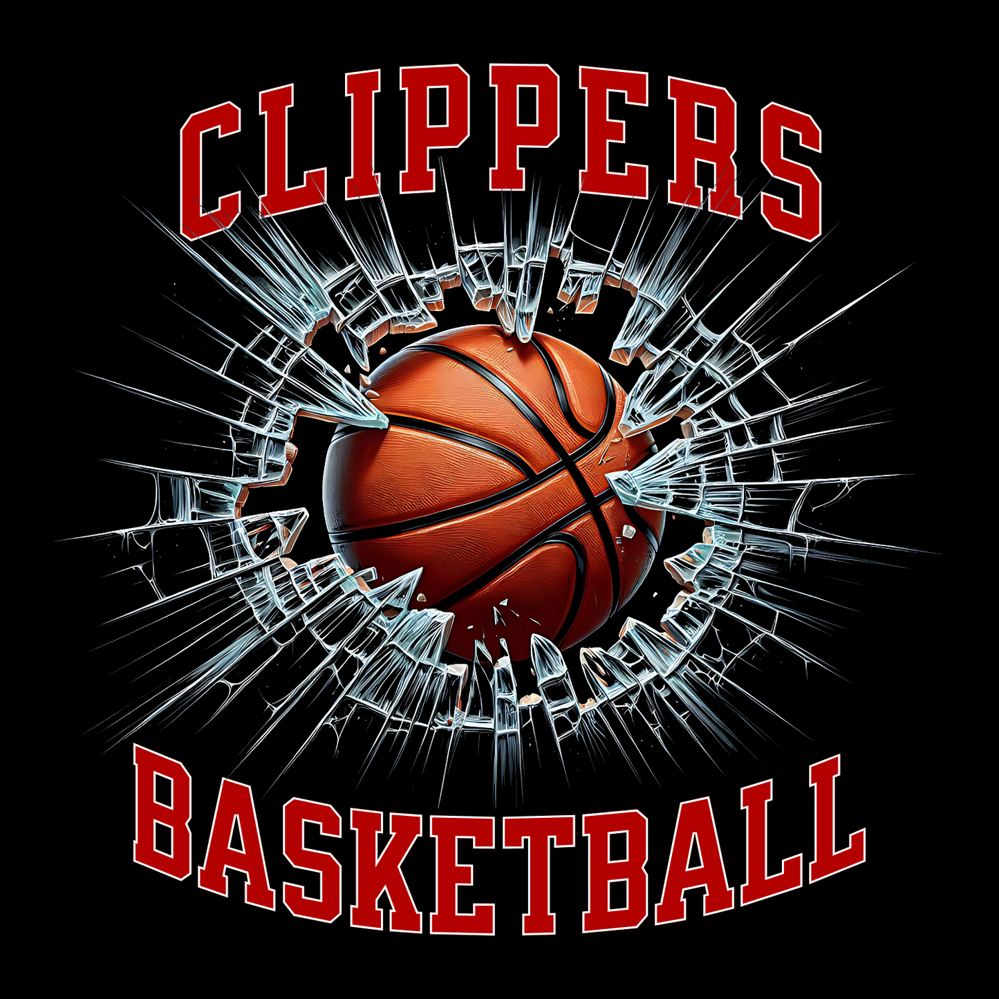 Columbiana Clippers Basketball PC55 Port & Company® Core Blend Tee 7