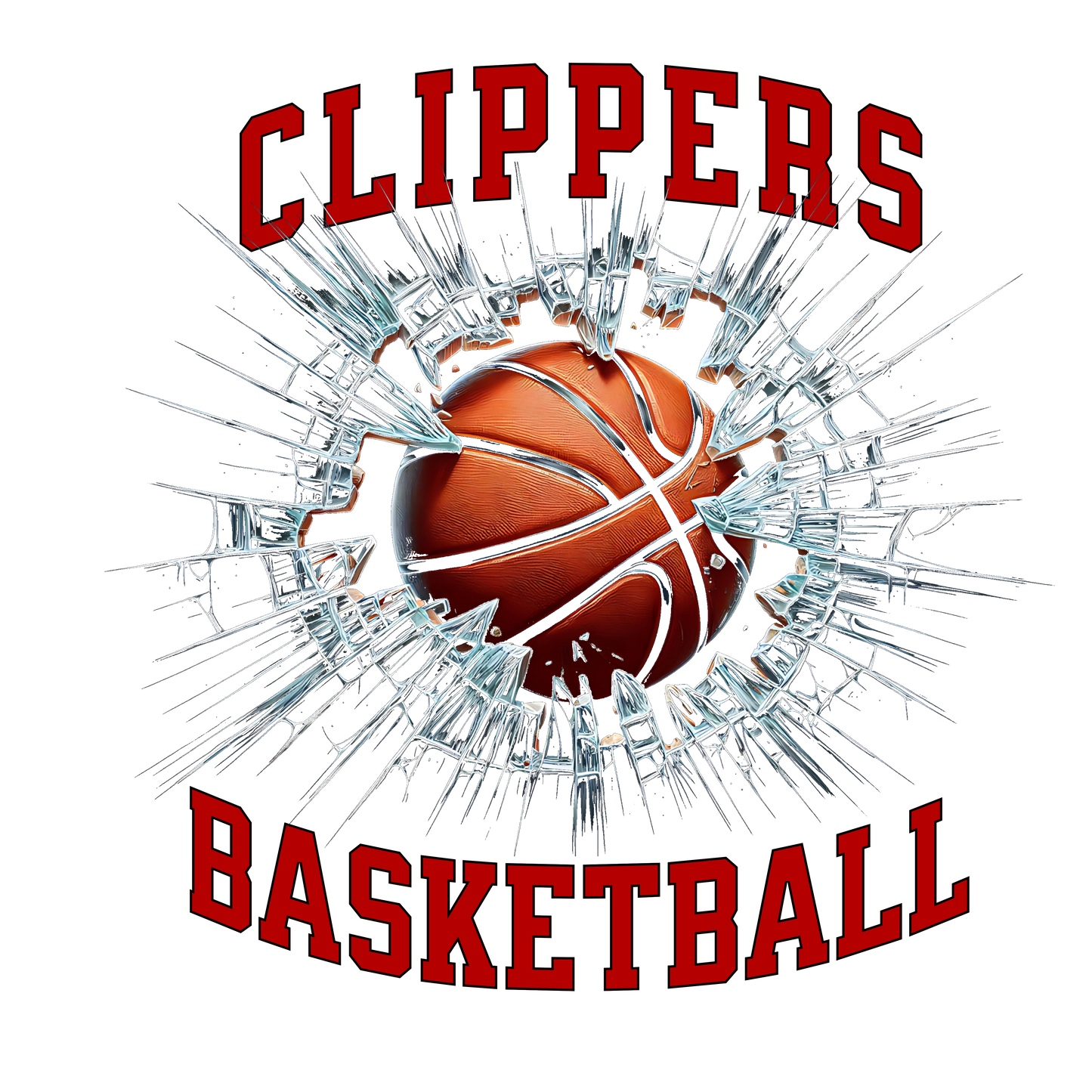 Columbiana Clippers Basketball PC55 Port & Company® Core Blend Tee 7