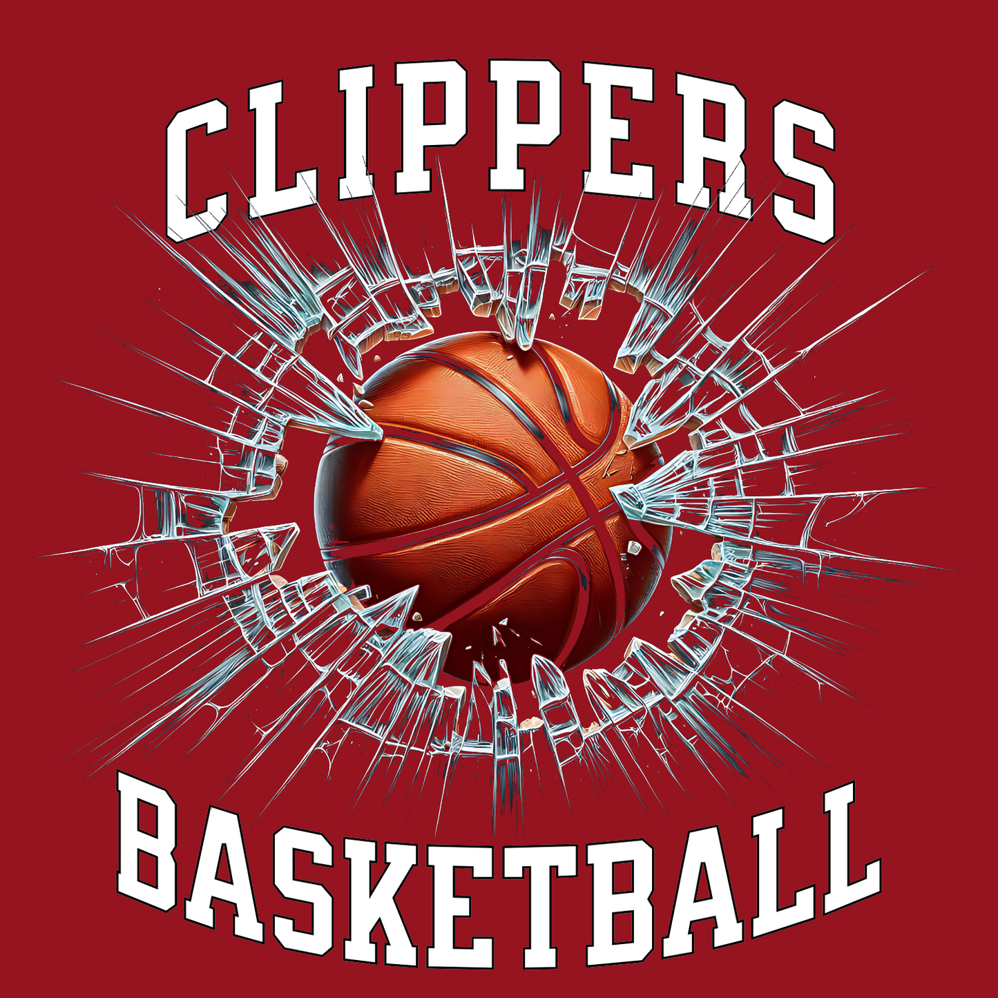 Columbiana Clippers Basketball PC55 Port & Company® Core Blend Tee 7