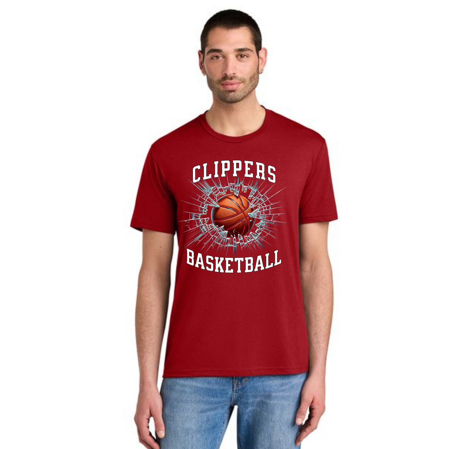 Columbiana Clippers Basketball PC55 Port & Company® Core Blend Tee 7